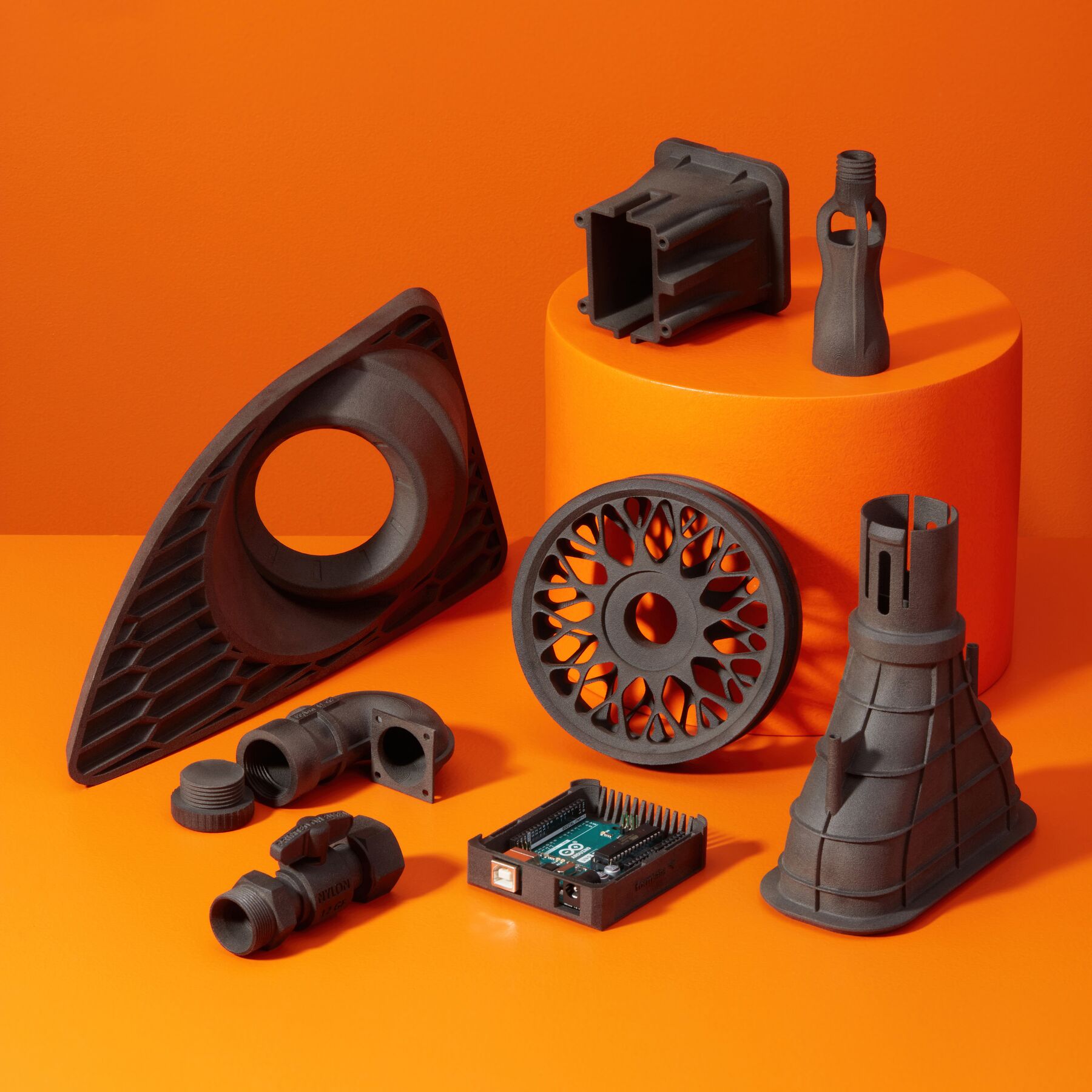 Nylon 12 GF Powder – Formlabs SLS Material für formstabile Funktionsbauteile