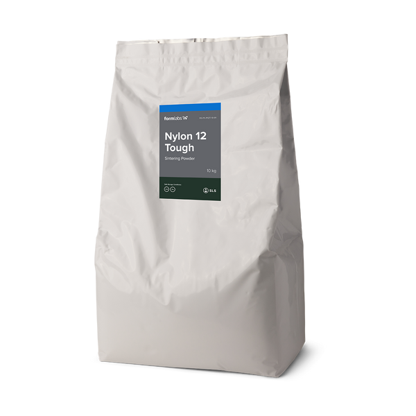 Formlabs Nylon 12 Tough Powder 10kg für robuste und langlebige SLS-3D-Druckteile – ideal für funktionale Prototypen und Endanwendungen.