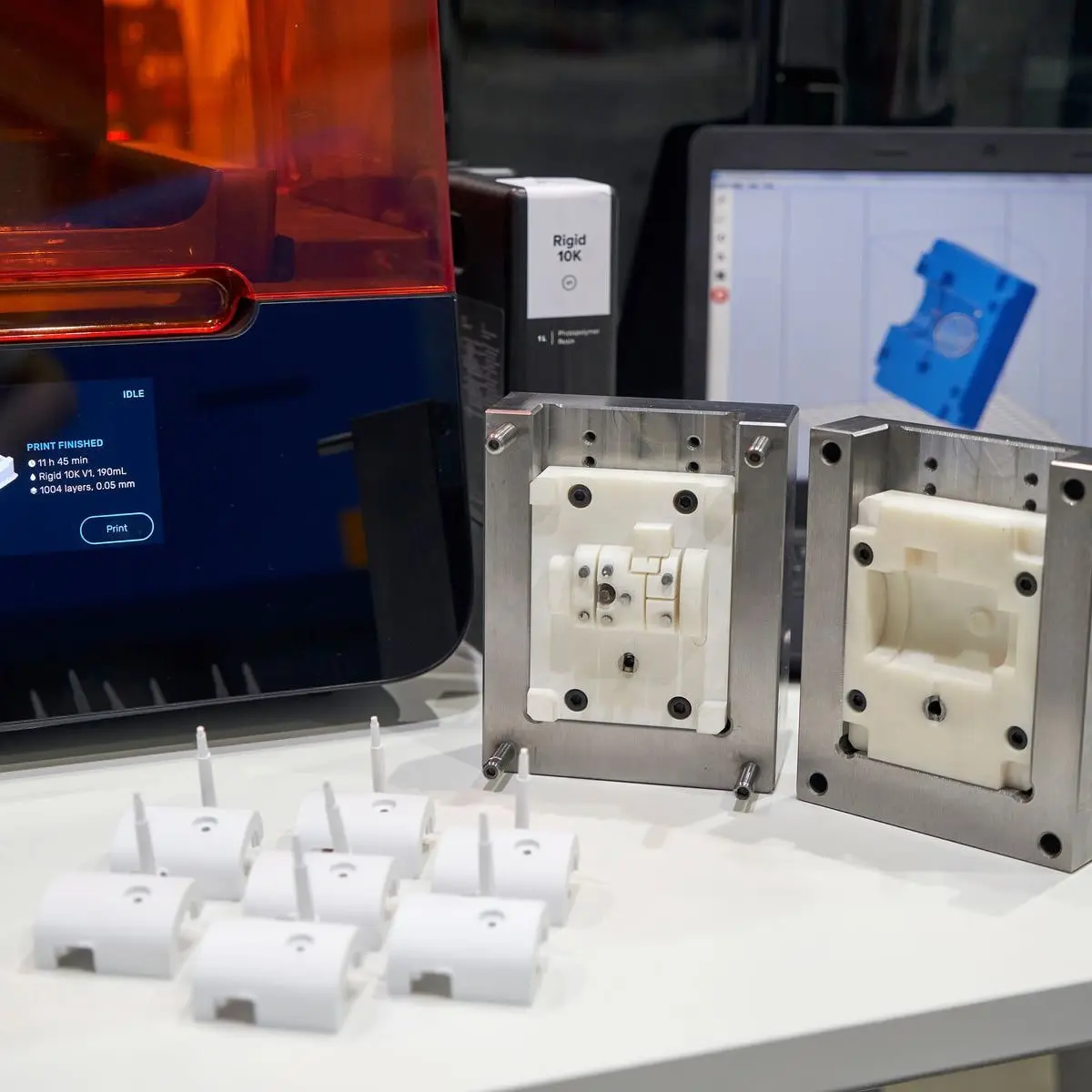 Schnelles Spritzgießen von Kleinserien mit Formen aus dem 3D-Drucker