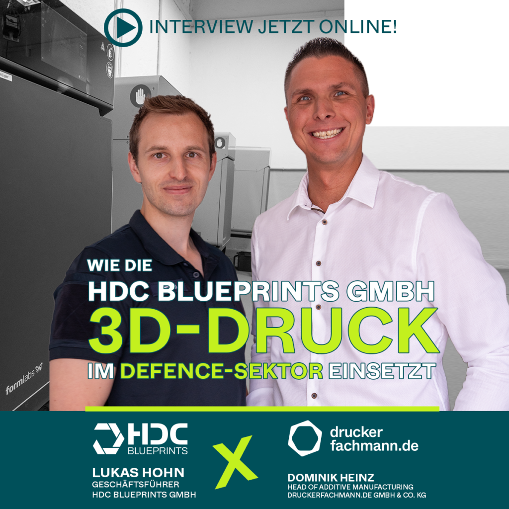 3D-Druck für die Sicherheits- und Verteidigungsindustrie | HDC Blueprints